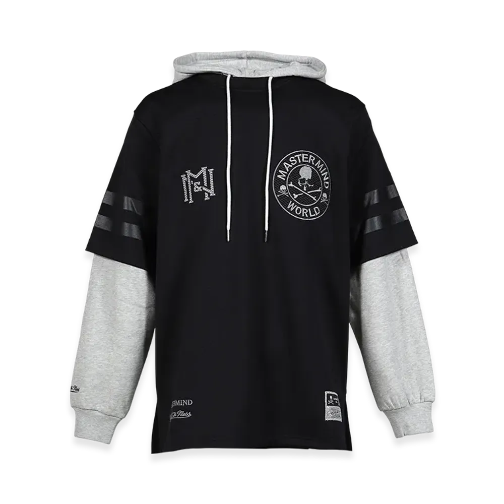 MASTERMIND WORLD x Mitchell&Ness Hooded Jersey "Black"