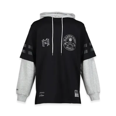 MASTERMIND WORLD x Mitchell&Ness Hooded Jersey "Black"