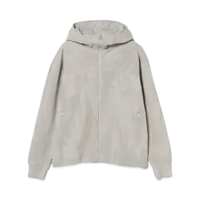 BEAMS Raised Zip-Up Hoodie "Gray"