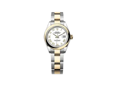 ROLEX Lady-Datejust 28mm Oystersteel & Yellow Gold 279163 "White"