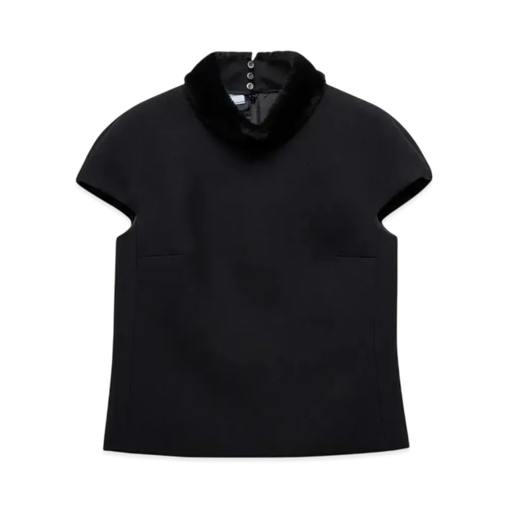 PRADA Women's Natte Top "Black"