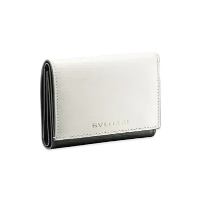 BVLGARI B.Zero1 Trifold Wallet "White"