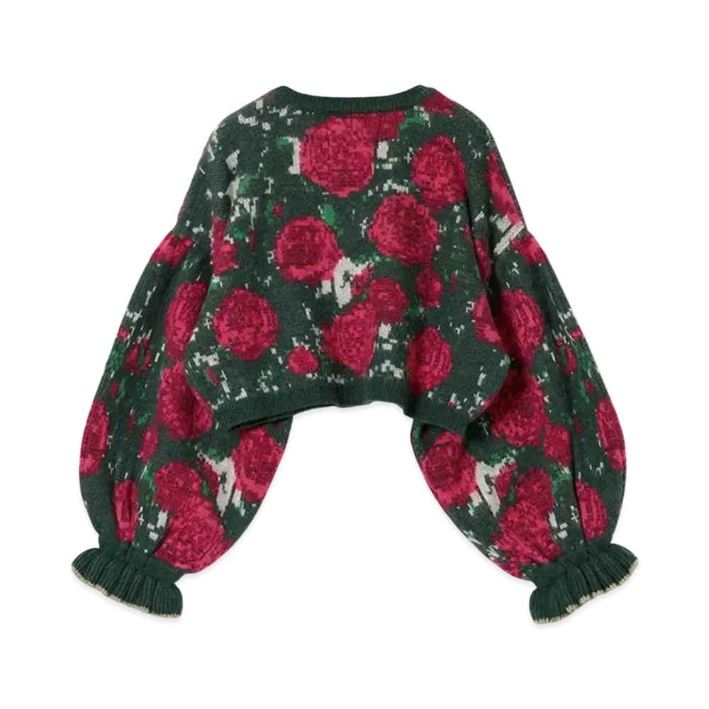 BEAMS COUTURE x RURU MARY'S Knit Pullover "Rose"