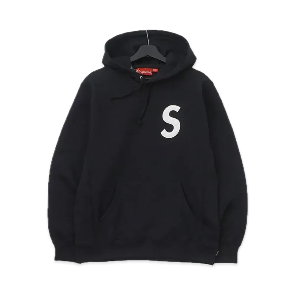 Supreme S Logo Hooded Sweatshirt "Black" (20SS)