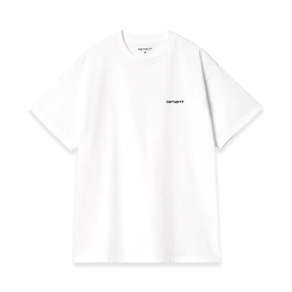 Carhartt WIP S/S Script Embroidery T-Shirt "White/Black"