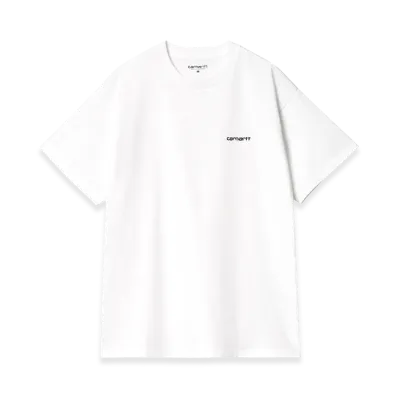 Carhartt WIP S/S Script Embroidery T-Shirt "White/Black"