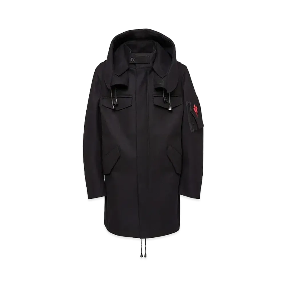 Dsquared2 Felted Wool Classic Parka "Black"