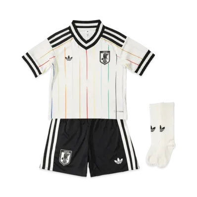 adidas Kids Japan National Team 2026 Away Replica Jersey Mini Kit "Off White/Black"