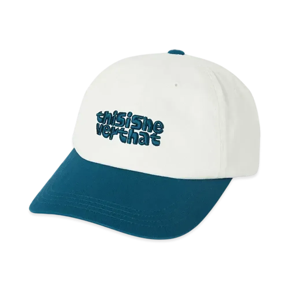 thisisneverthat Bold Logo Cap "White/Blue"