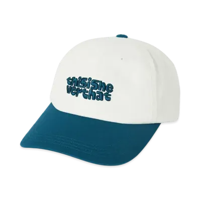 thisisneverthat Bold Logo Cap "White/Blue"
