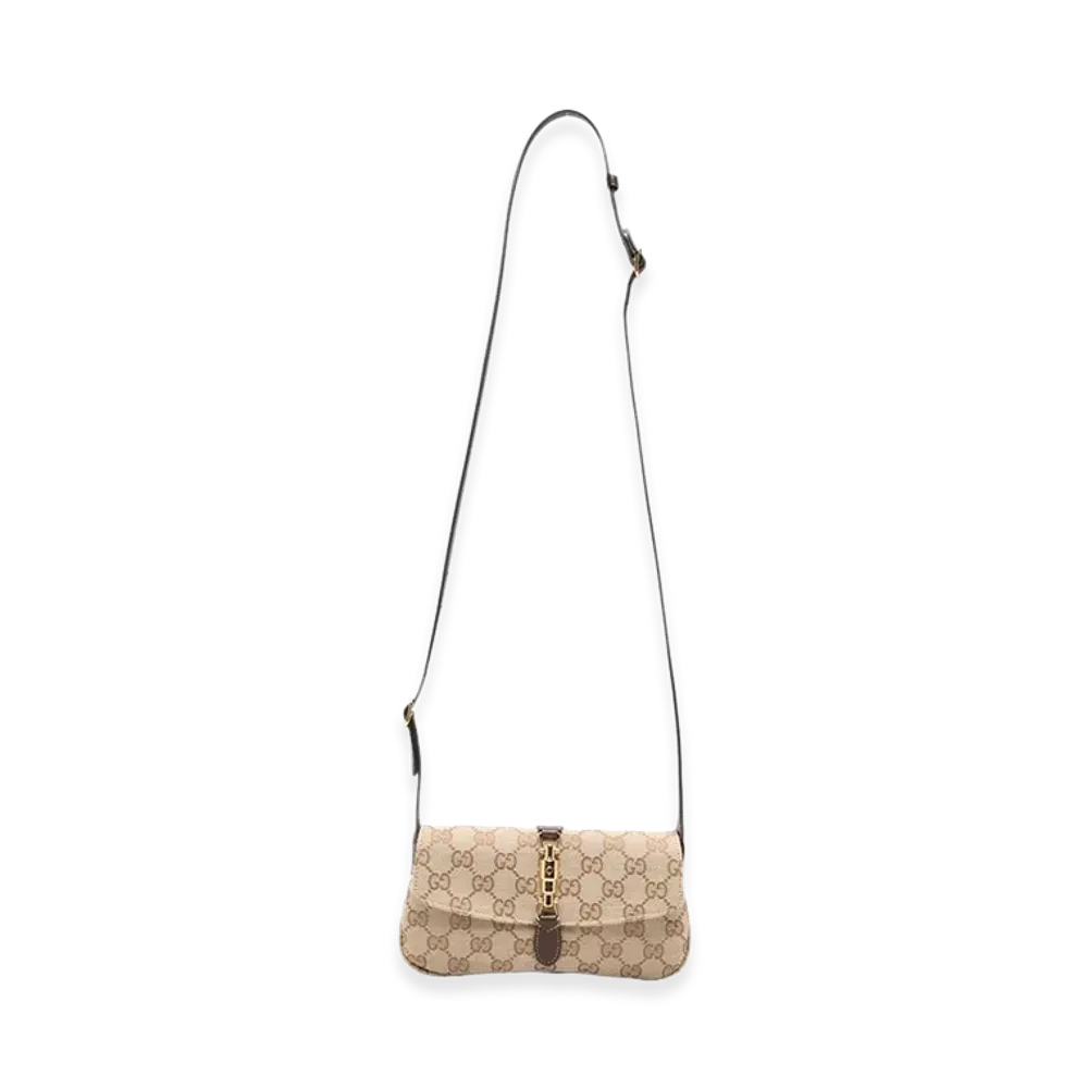 GUCCI Women's GG Canvas Leather Goods "Sand/Brown"