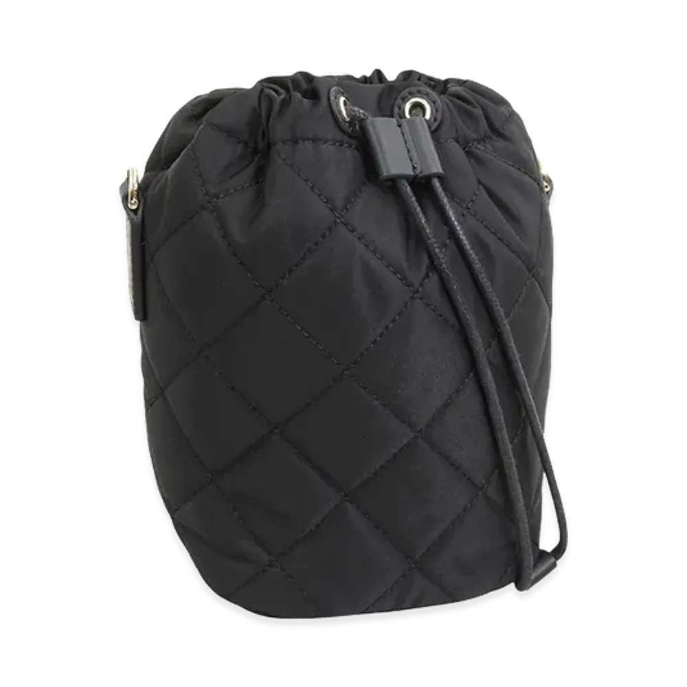 FURLA Vertigine Mini Drawstring Pouch "Black"