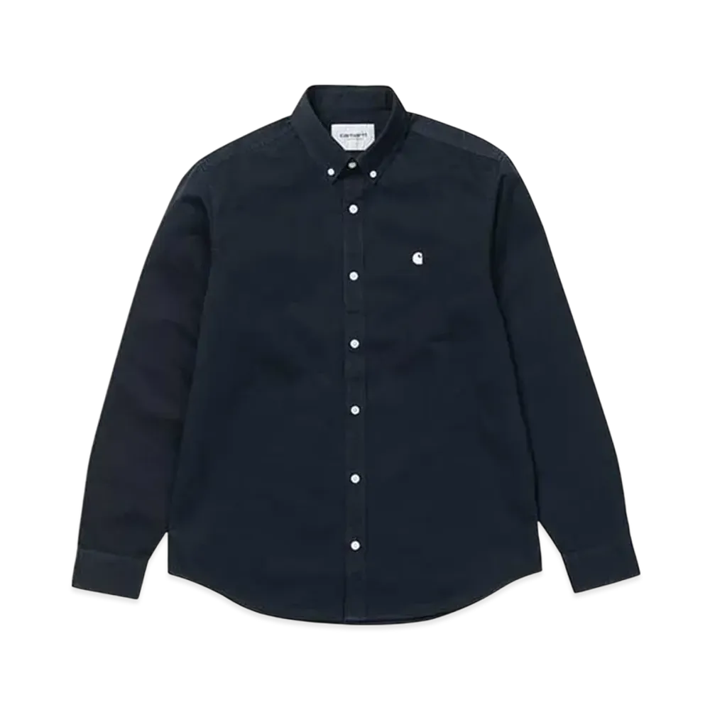 Carhartt WIP Long Sleeve Madison Shirt "Black/Wax"