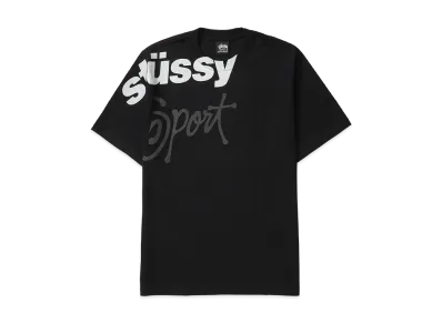 Stussy Sport Stone Washed Tee "Black"