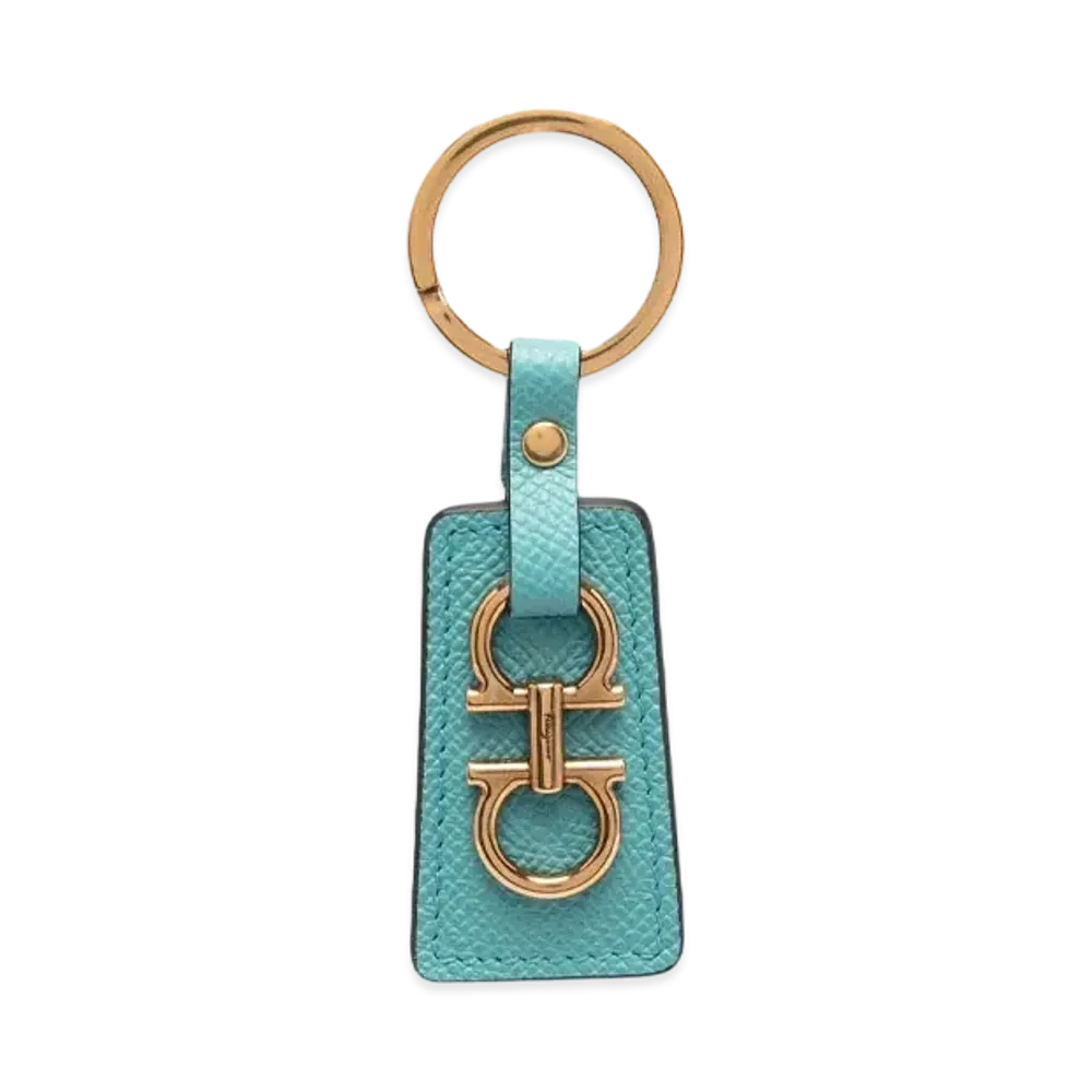 Salvatore Ferragamo Key Ring "Tyrone Turquoise"