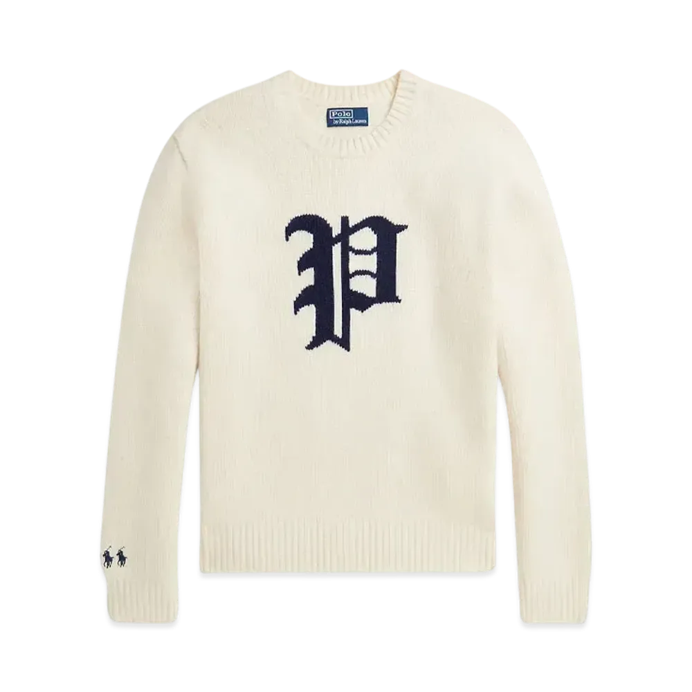 Polo Ralph Lauren Wool Cashmere Graphic Sweater "Natural"