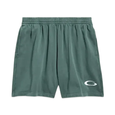 BALENCIAGA Basketball Sweat Shorts "Dark Green/Grey"