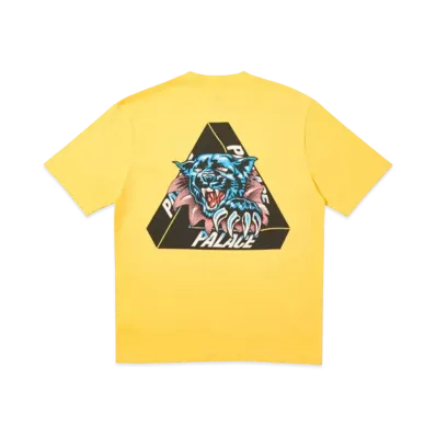 PALACE Ripped T-Shirt "Yellow"