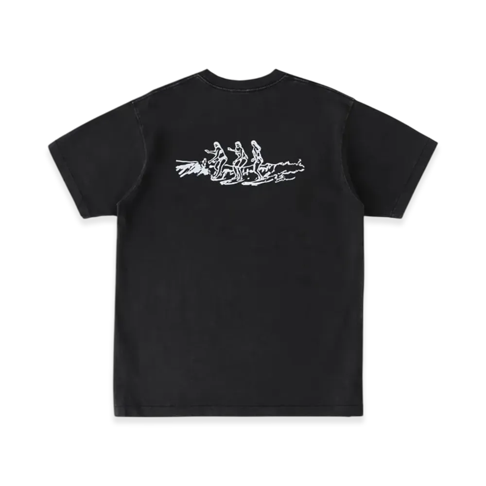 RHC Ron Herman x Champion Surf Drawing Tee No.4 "Black"