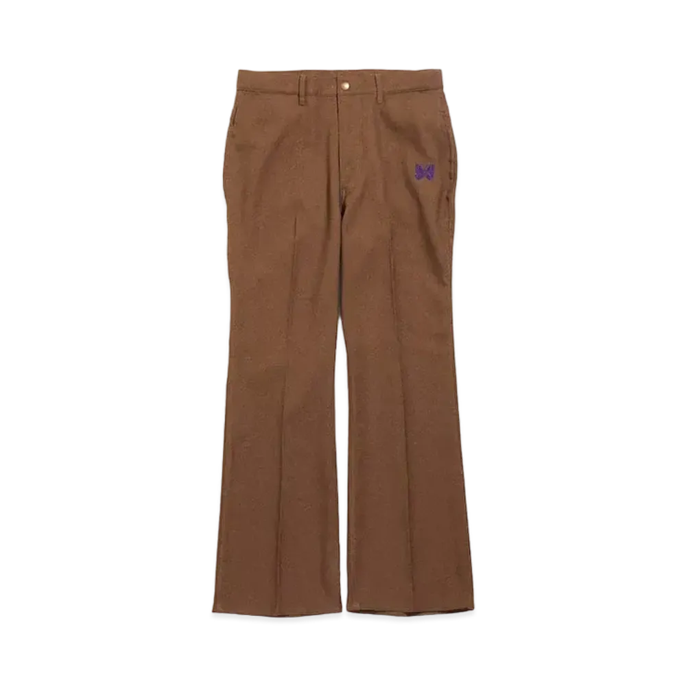 Needles BOOT-CUT JEAN - POLY TWILL "Brown"