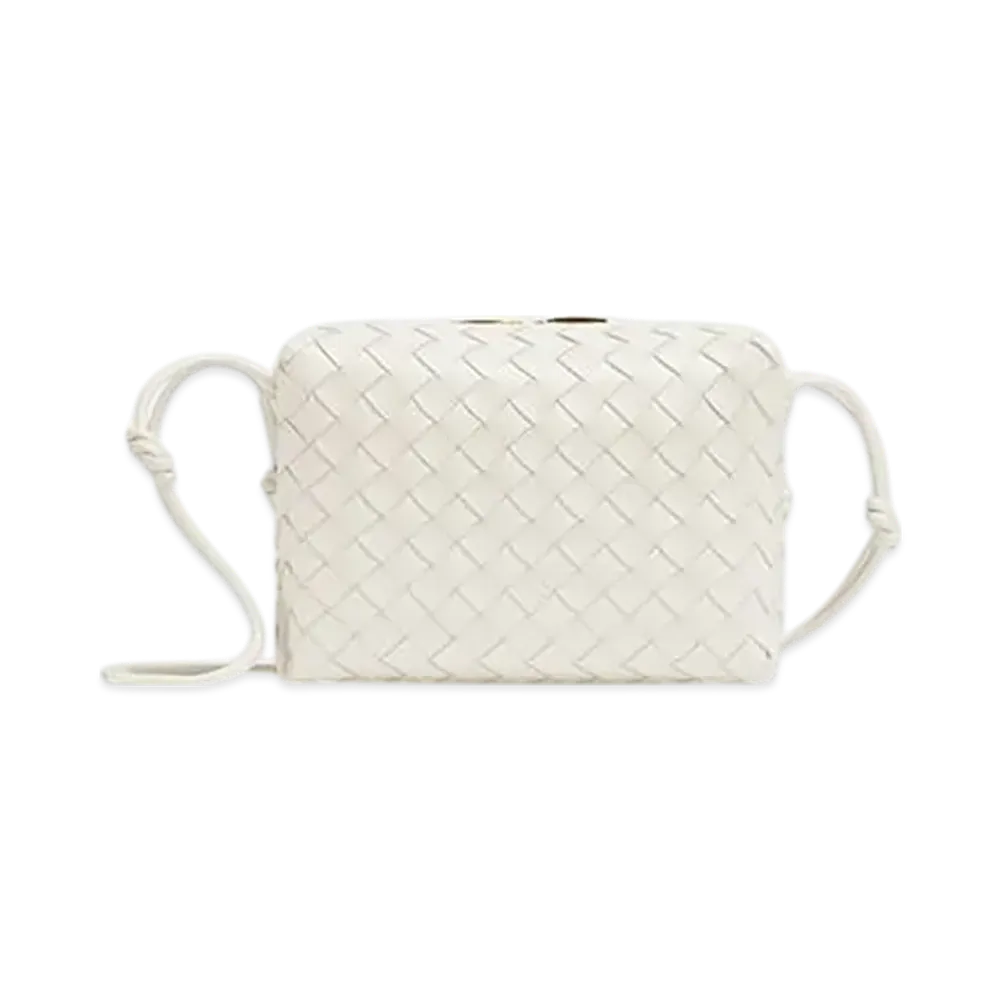 Bottega Veneta Loop Camera Bag "White"