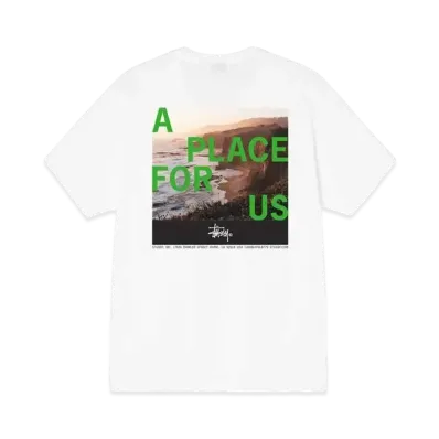 Stussy PLACE FOR US TEE "White"