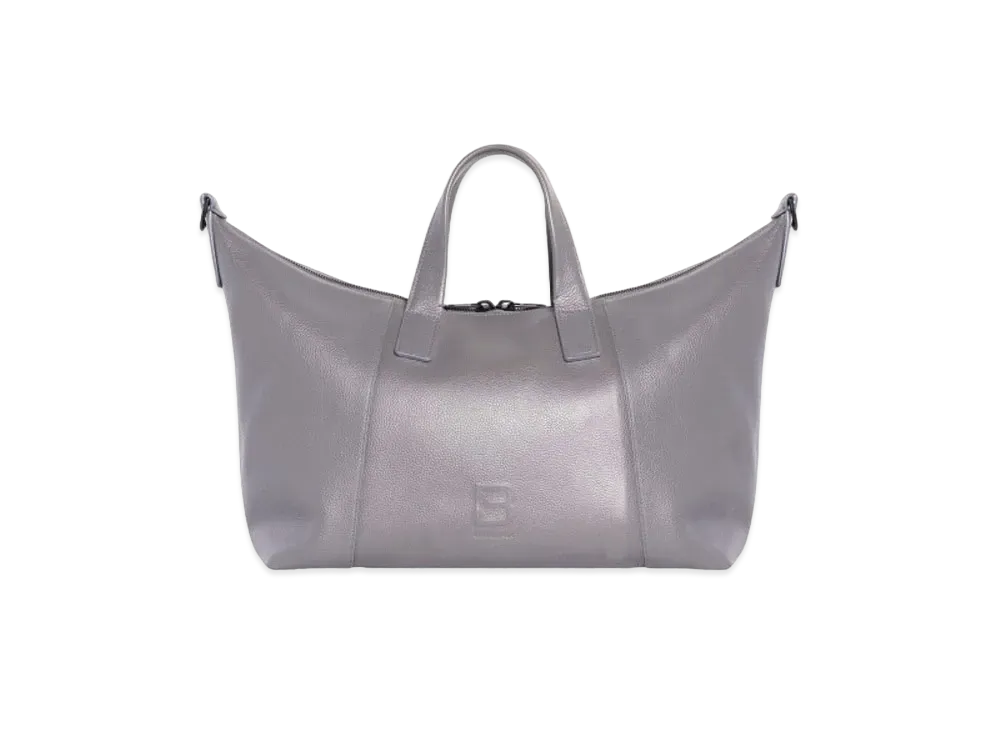 BALENCIAGA Hourglass Men Carry All Bag In Semi Matte Grained Calfskin "Dark Gray"