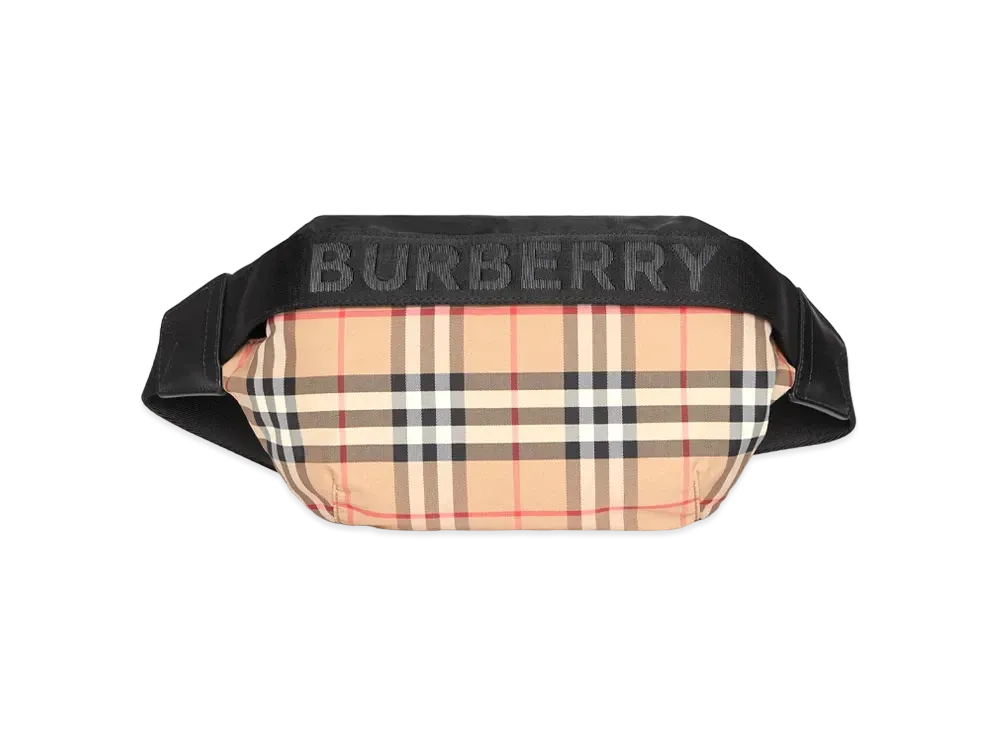 Burberry Vintage Check Nylon Sony Bambag "Archive Beige"