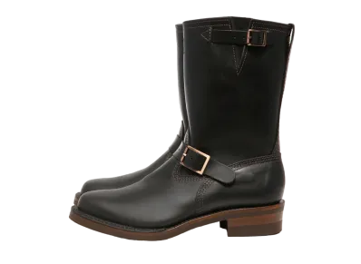 WESCO Boss Narrow Toe "Black" Black Smooth Vibram #700 Sole(Brown) 10 Height Strap 7400 E