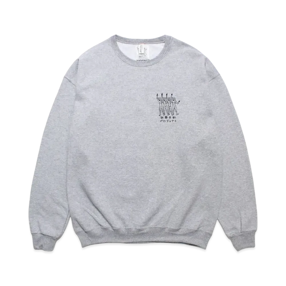 WACKO MARIA 世界平和プロジェクト / Sweat Shirt "Gray"