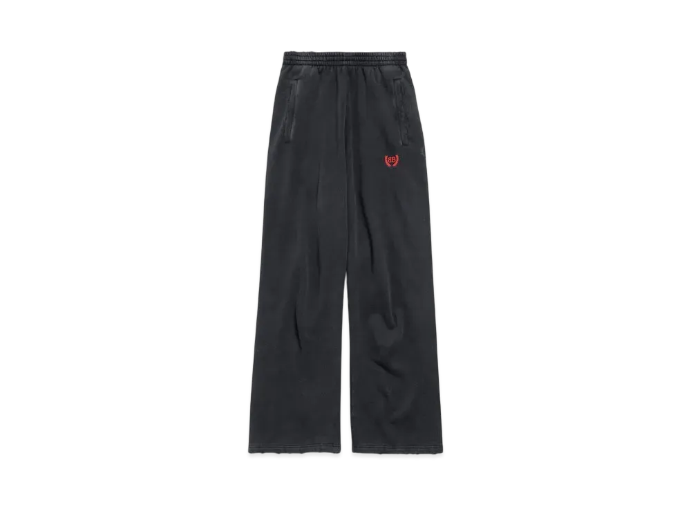 BALENCIAGA Men's Laurel Classic Baggy Sweatpants "Faded Black"