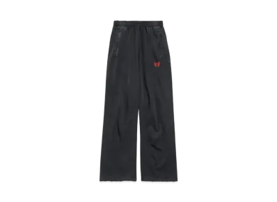 BALENCIAGA Men's Laurel Classic Baggy Sweatpants "Faded Black"