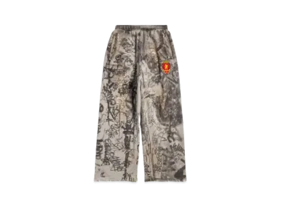 BALENCIAGA Skater Baggy Sweatpants "Grey/Silver"