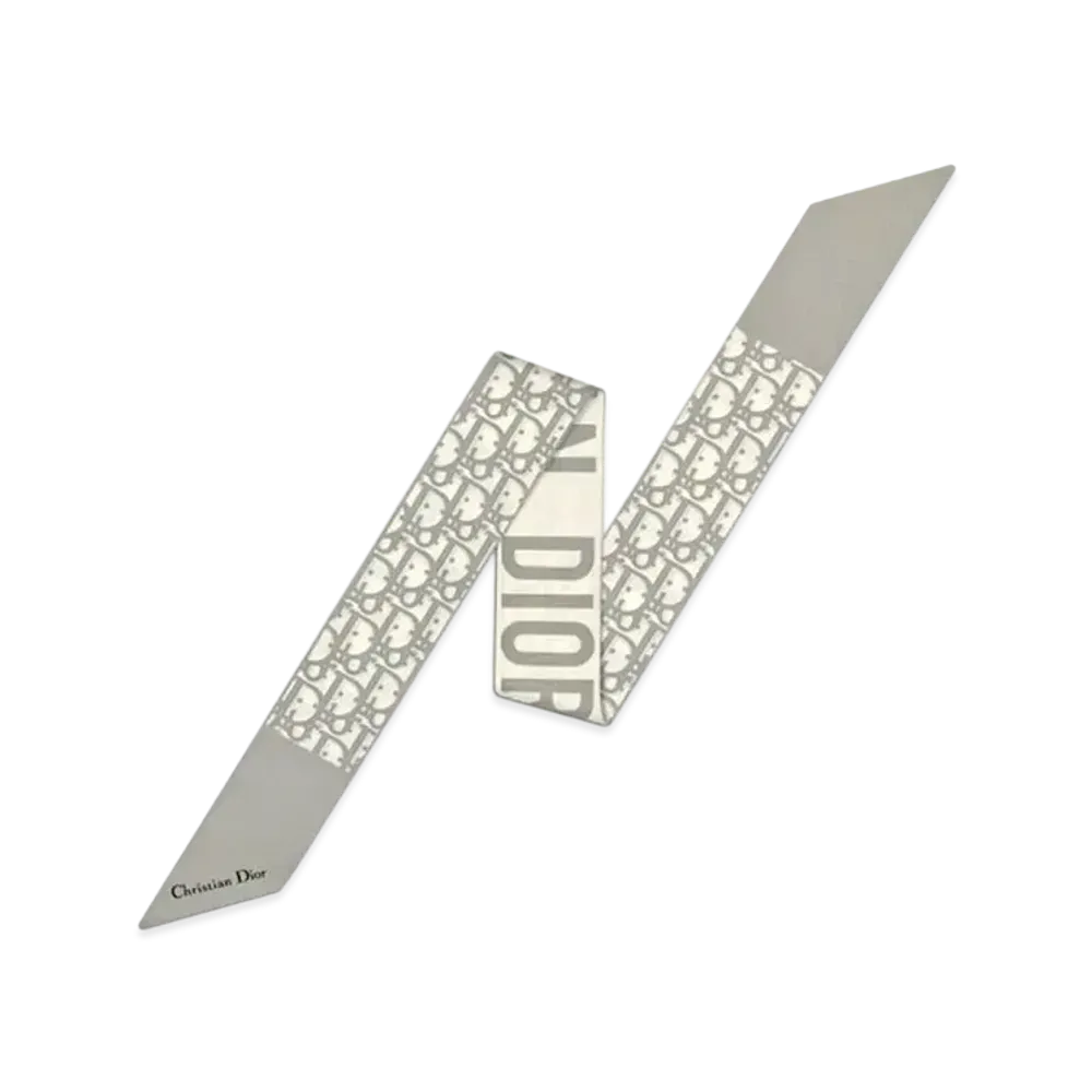 Dior J’ADIOR Mitzah Scarf Dior Oblique "Gray"