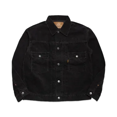 SubCulture Bio-Finished Corduroy S07XX Jacket "Black(Silver Edition)"