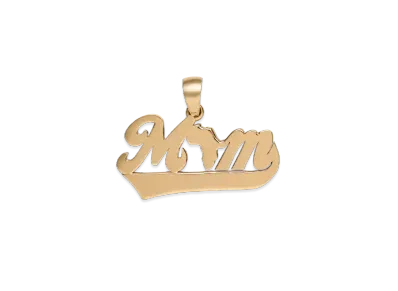 DENIM TEARS Mom Pendant "Gold"