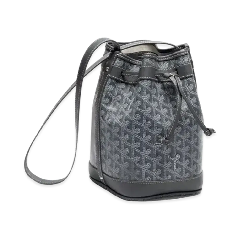 Goyard Petit Flot Bucket Bag "Gray"