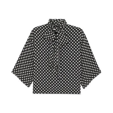 Saint Laurent Women's Shirts "Black"