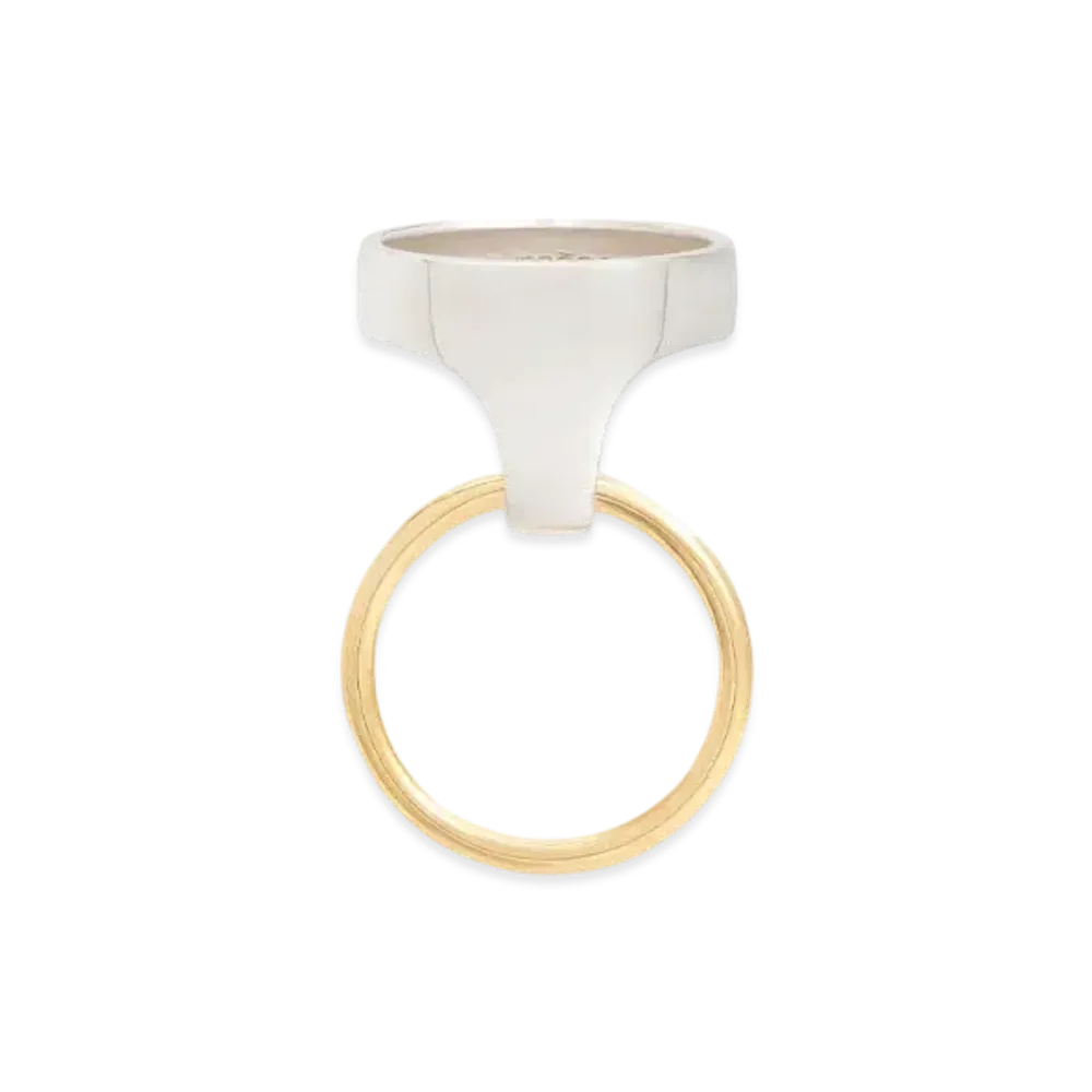 Courreges Holy Ring "Silver/Gold"