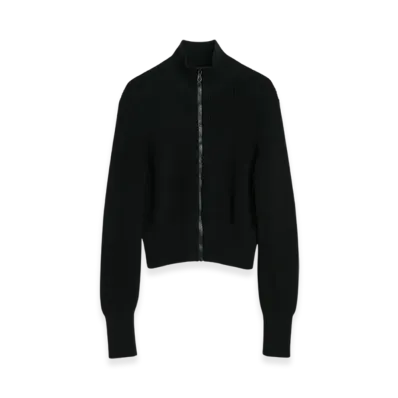 OUR LEGACY Women's Intact Zip Turtleneck Bio Resurrect Poly "Black"