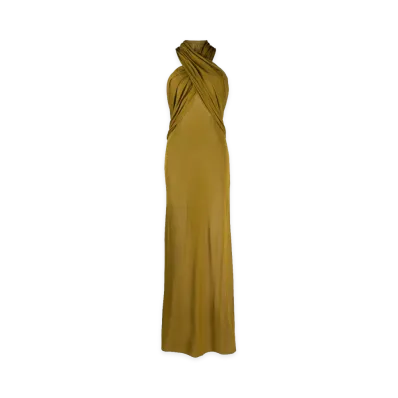Saint Laurent Women's Dresses "Golden"