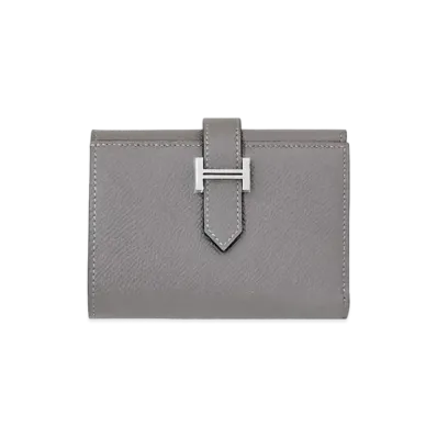Hermes Bearn Combine Veau Epsom "Gris Meyer/Silver"