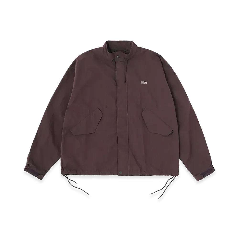SEDAN ALL-PURPOSE Stand Collar Jacket "Dark Brown"