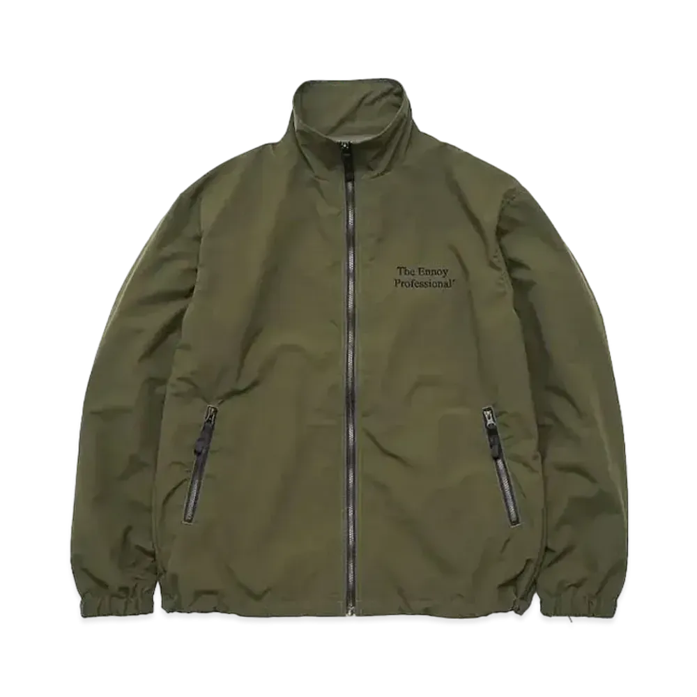 エンノイ x スタイリスト私物 21SS ナイロン ジャケット "オリーブ" SS21BRENJK01LV