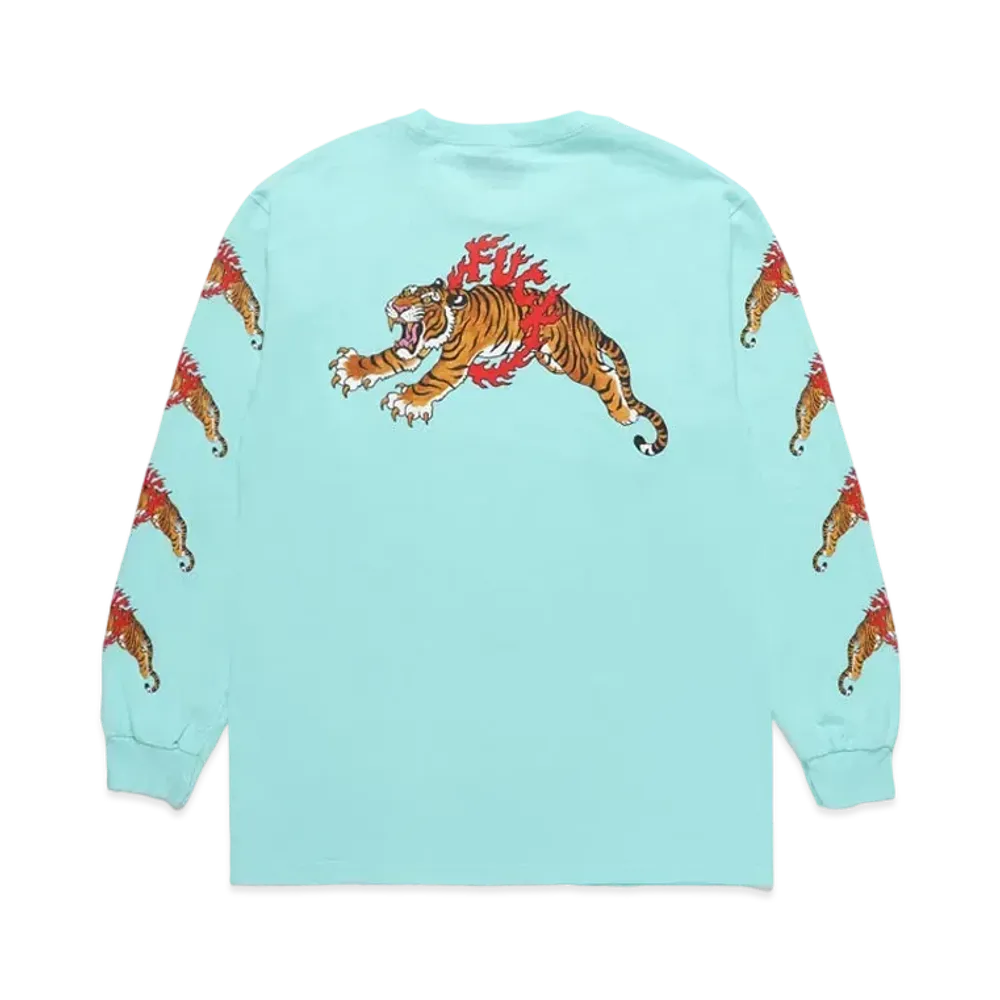 WACKO MARIA TIM LEHI / LONG SLEEVE T-SHIRT "Blue"