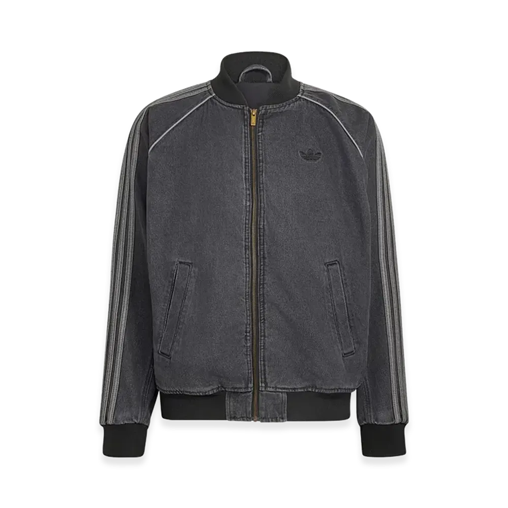 adidas SST Denim Track Top (Jersey) "True Black Denim"