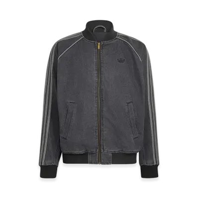 adidas SST Denim Track Top (Jersey) "True Black Denim"