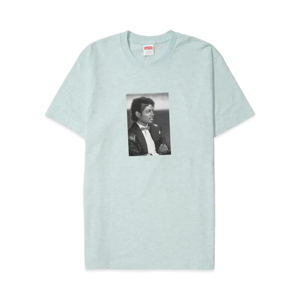 Supreme x Michael Jackson Tee "Heather Turquoise"