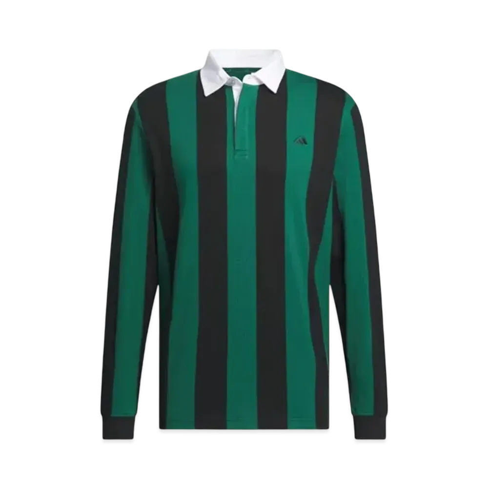 adidas GO-TO Stripe Cotton Shirt "Collegiate Green"