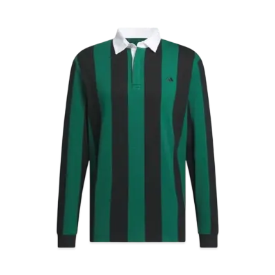adidas GO-TO Stripe Cotton Shirt "Collegiate Green"